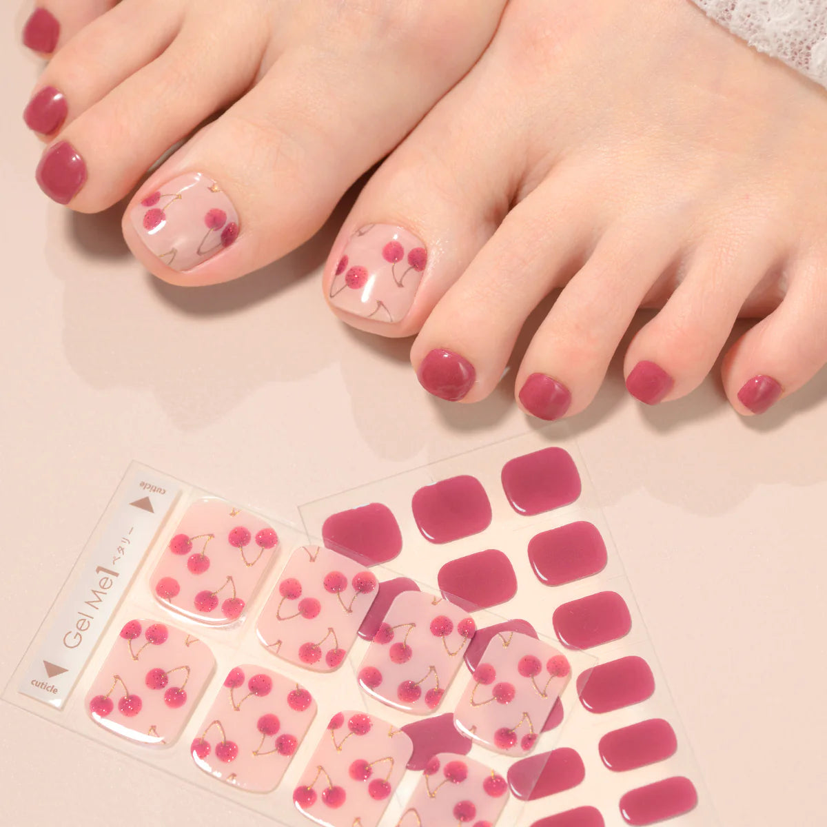 semi cured toe nail wraps