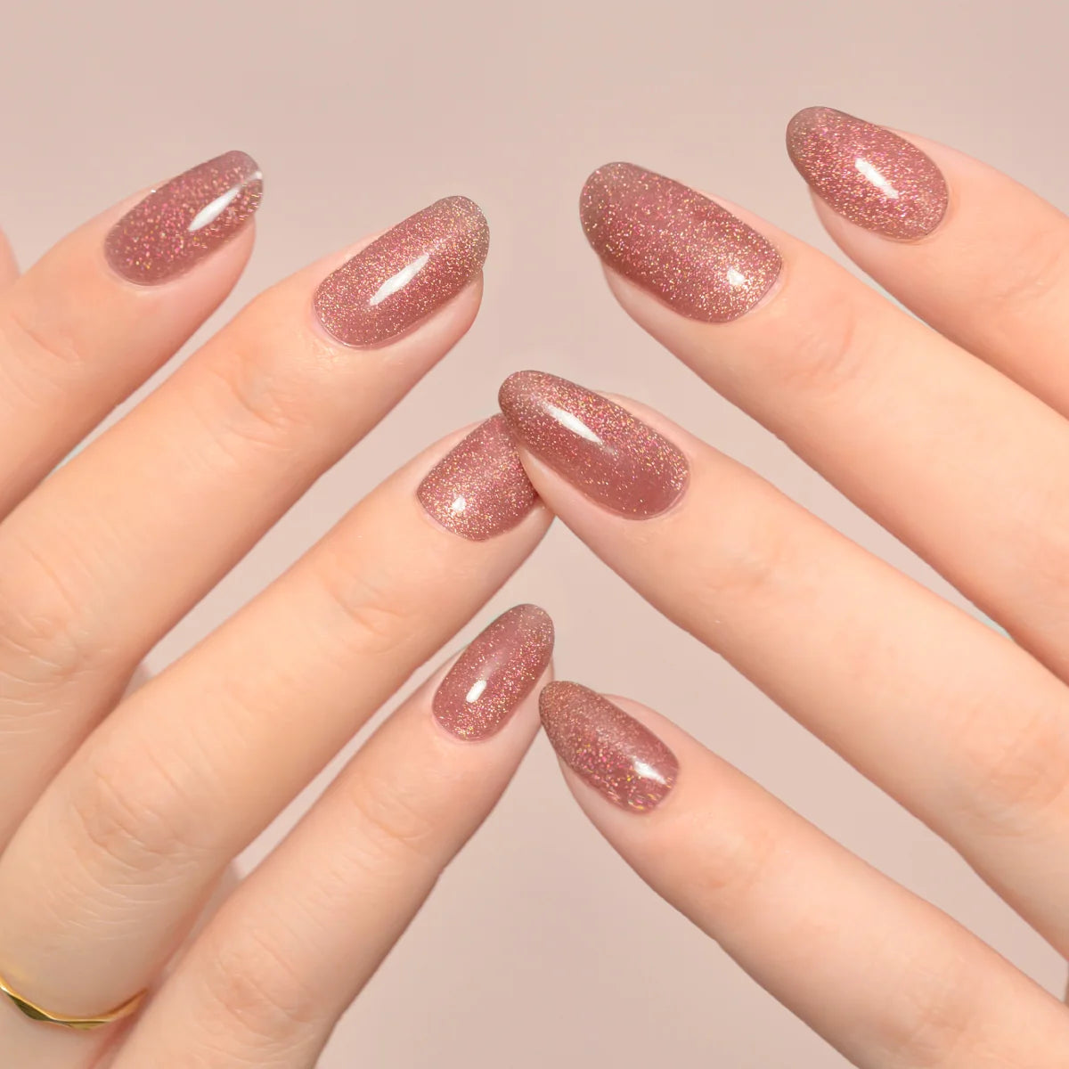  warm brown gel nail wraps