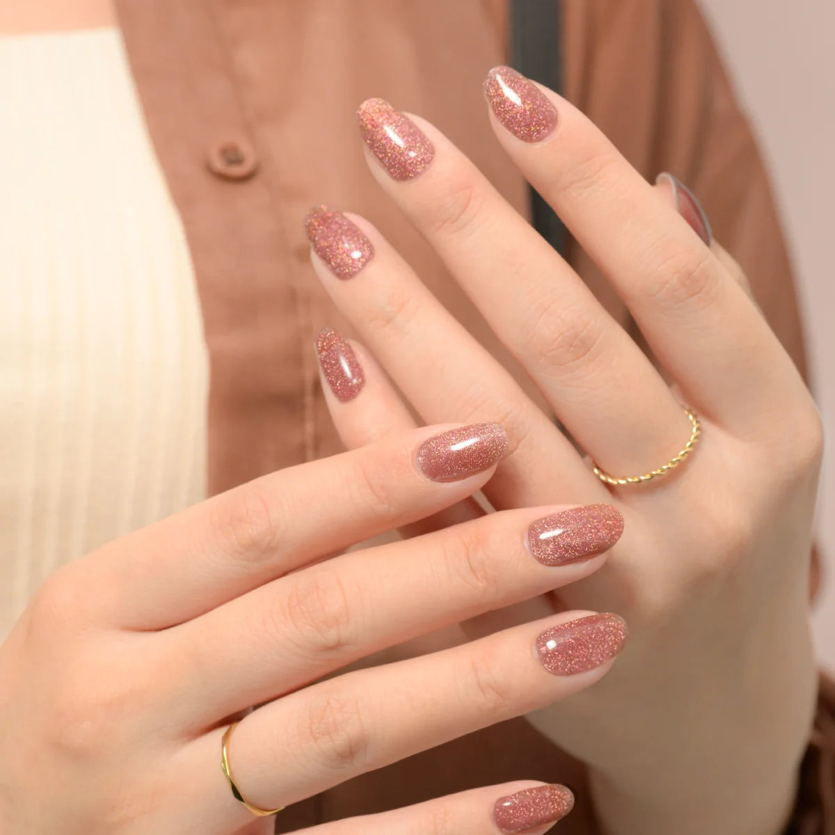 semi-cured gel nail stickers