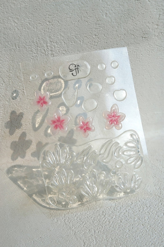 3D Deco Gel Multi Flower |美甲工具