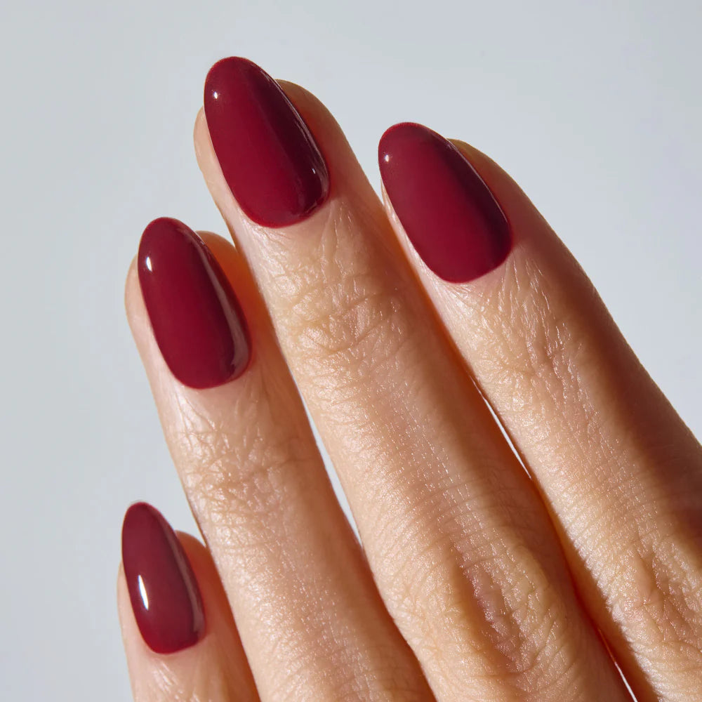 ohora Burgundy Press-on Nails