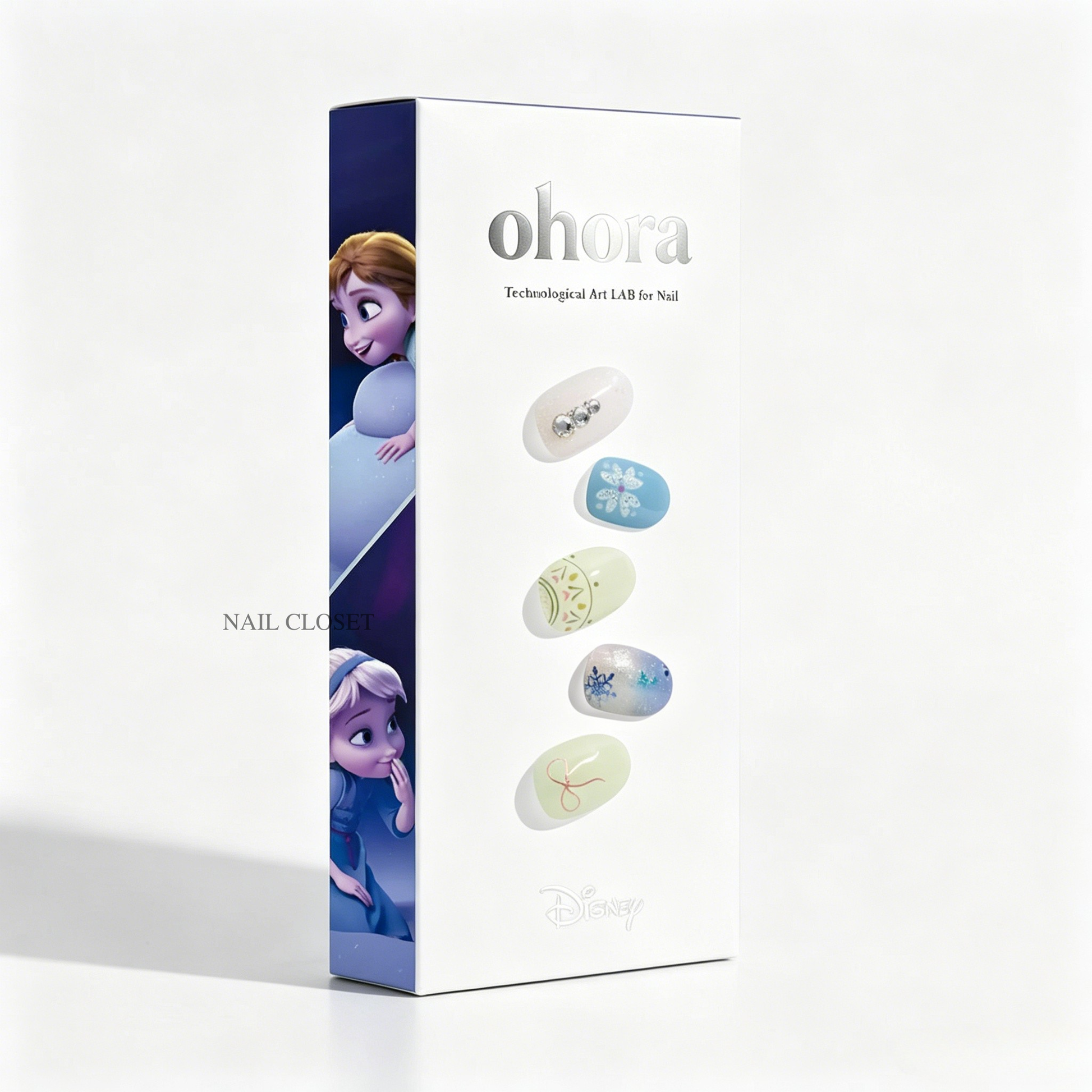 anna, elsa, olaf nail stickers