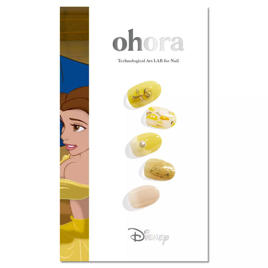 Ohora Japan Disney| Bell Nail Stickers Semi-Cure Gel Nail NP-030-JC｜美女與野獸指甲貼 ｜美女與野獸日本代購| Beauty and the Beast Nail Stickers|指甲貼|Semi Cured Gel