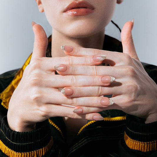 French press-on nails