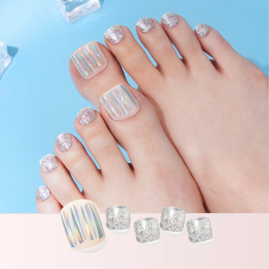 Edgeu Bling Ice | 腳甲貼| Hard Gel