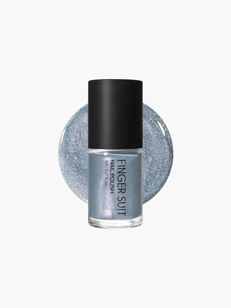 Finger Suit | Blue Ciel | 指甲油 | Magnetic Nail Polish｜ 貓眼指甲油 | 天際藍光