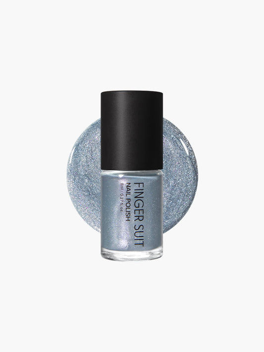 Finger Suit | Blue Ciel | 指甲油 | Magnetic Nail Polish｜ 貓眼指甲油 | 天際藍光