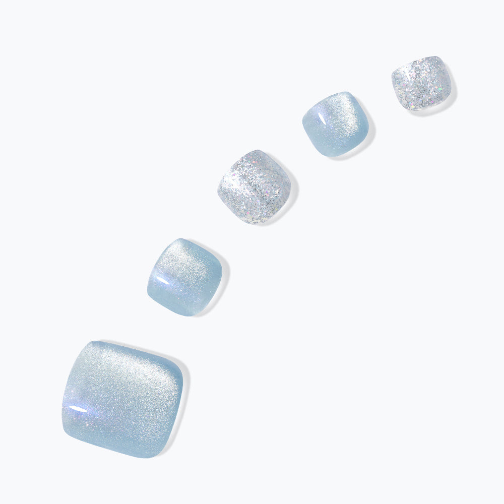 Toe Nail Press Ons Cat Eye