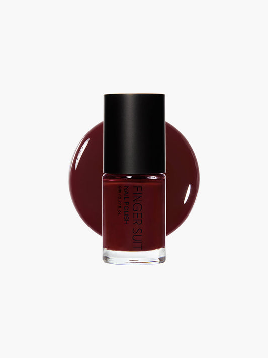 Finger Suit | Bordeaux | 指甲油 | Solid Color Nail Polish｜酒紅指甲油 | 優雅奢華韓國製