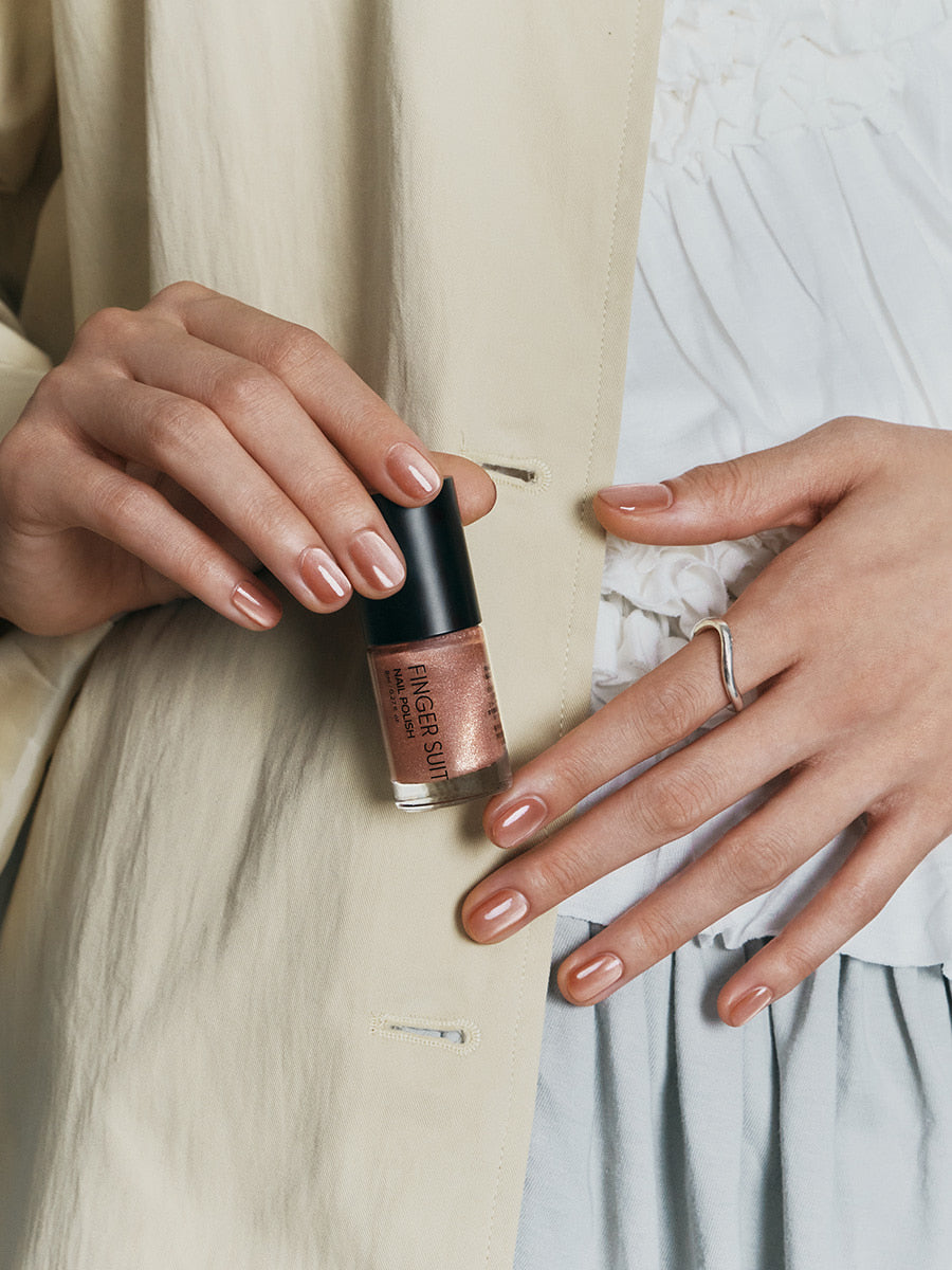 bronze shimmer nail polish