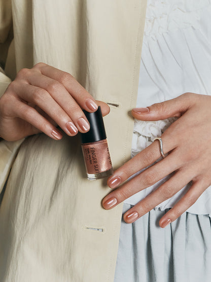 bronze shimmer nail polish