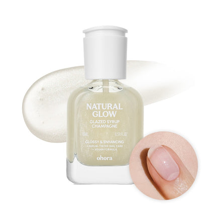 Ohora Natural Glow Glazed Syrup Nail Strengthener worldwide shipping