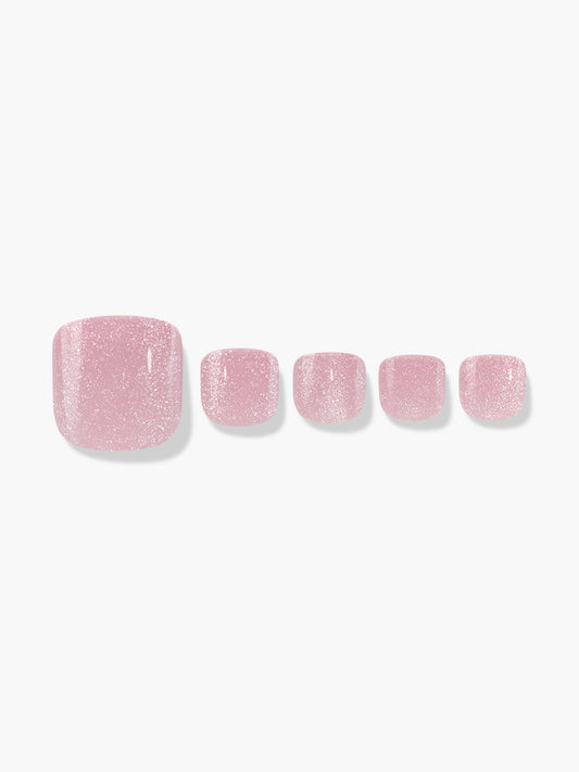 Finger Suit Cherry Punch Pedi | 穿戴甲（腳甲）| Press On Pedicure