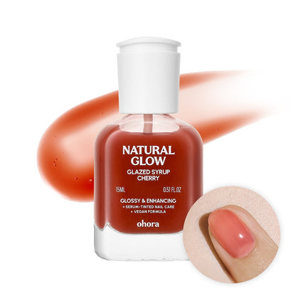 Ohora Natural Glow Glazed Syrup Nail Strengthener worldwide shipping