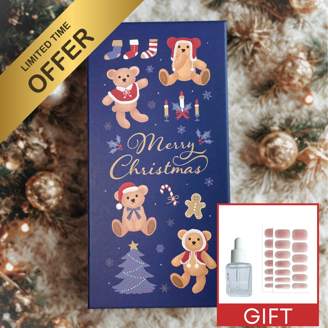 【限時激殺】聖誕禮盒｜聖誕美甲貼禮物｜原價$328 只需$198｜4選1 + 卸甲液 + 驚喜禮盒