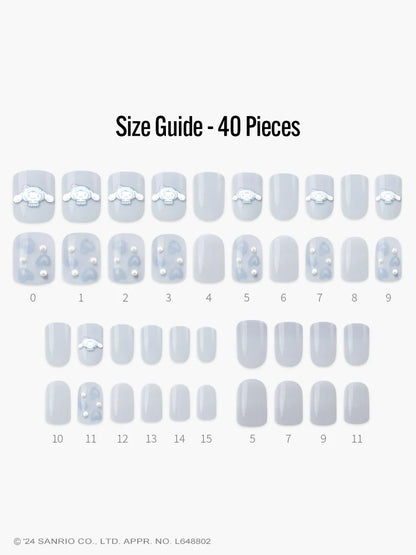 玉桂狗美甲｜玉桂狗穿戴甲｜Cinnamoroll Gel甲