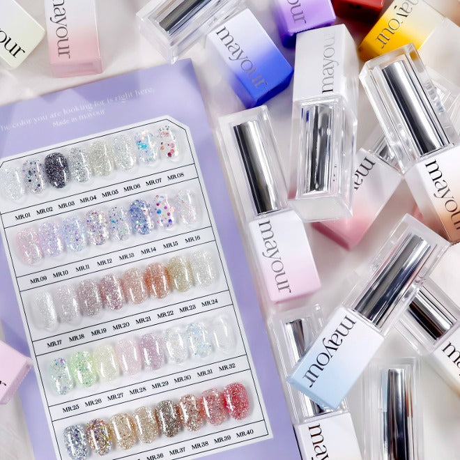 [Mayour] The Collector Season 4 Glitter Gel | 收藏家第4季閃粉膠 | 華麗派對亮片 | 40色系列