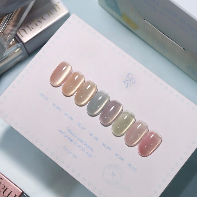 MAYOUR 코지 Cozy 貓眼凝膠套裝｜8色磁石貓眼｜溫暖金光貓眼 Cat Eye Gel Set