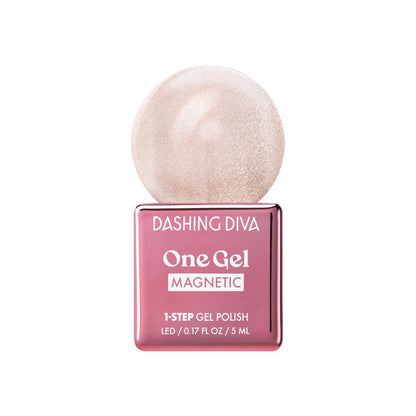 champagne magnetic gel nail polish