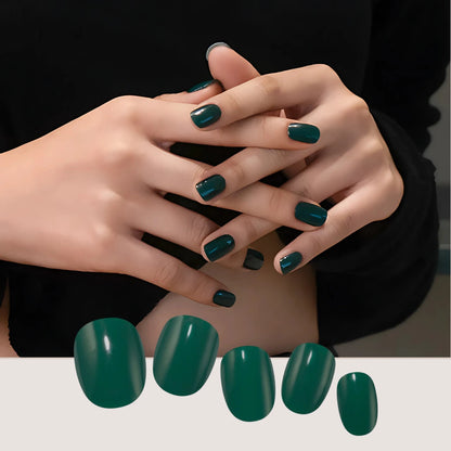 Deep Green Fresh(I)|Nail Stickers|Solar Gel