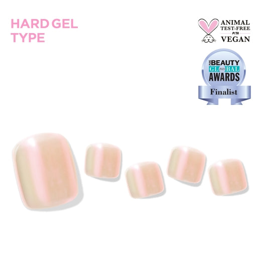 Mirror Coral|Toe Nail Sticker|Hard Gel