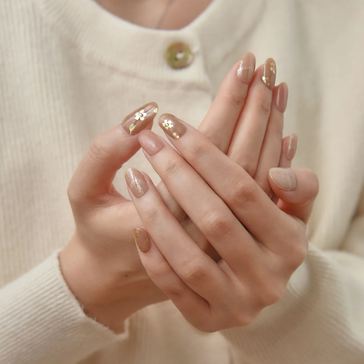 Antique Gold|Nail Sticker|Hard Gel