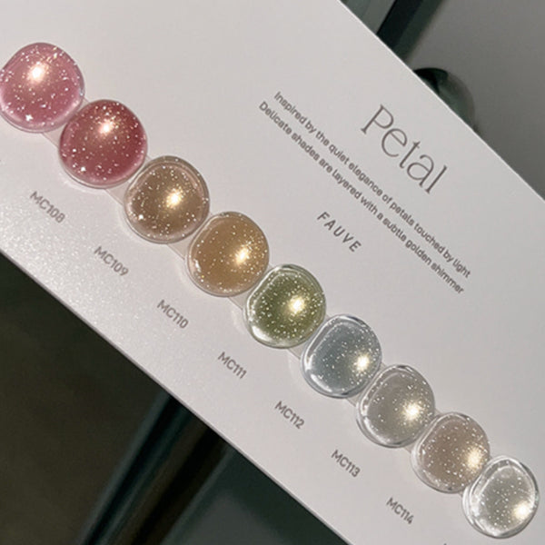 FAUVE Petal Reflective Magnet Gel｜單支選色・花瓣系反光貓眼甲油膠