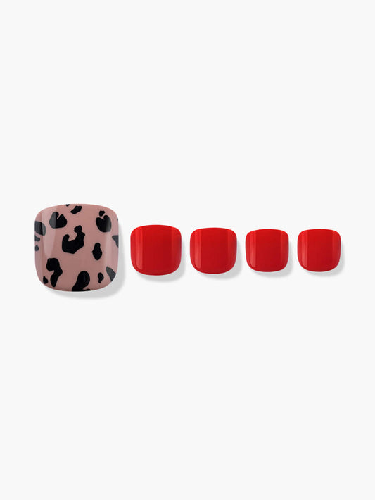 Finger Suit Fancy Pedi | 穿戴甲（腳甲）| Press On Pedicure