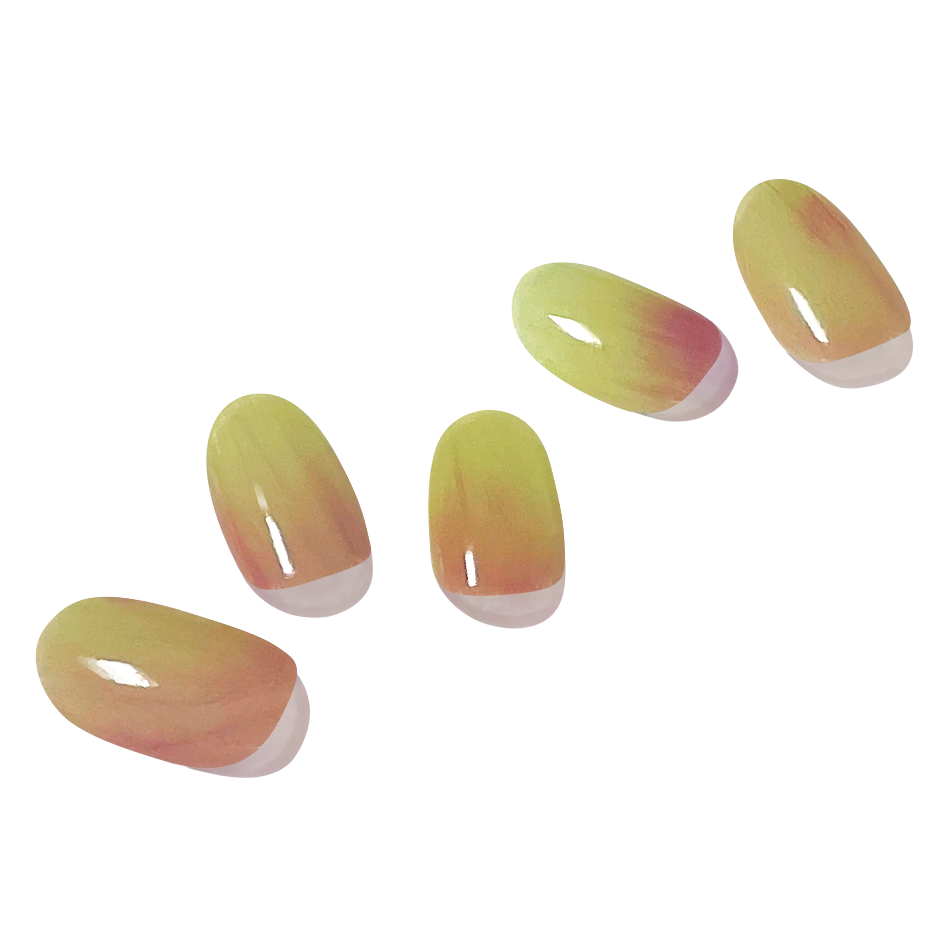 Nail stickers that harden with UV light
