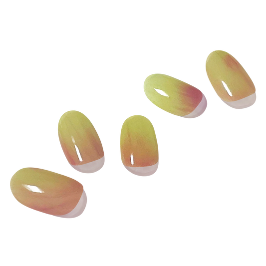 Nail stickers that harden with UV light