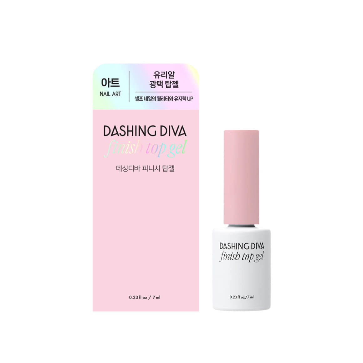 Dashing Diva Finish top gel | Clear Glass Glossy Non-Wipe Top Gel  | 光澤項部凝膠|美甲工具