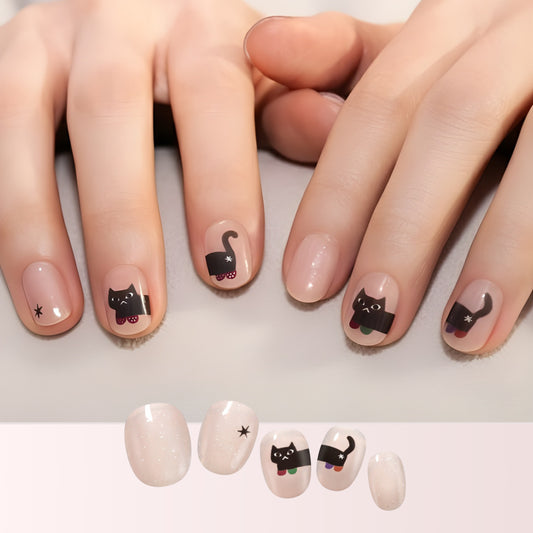Cat Meow Nail Stickers