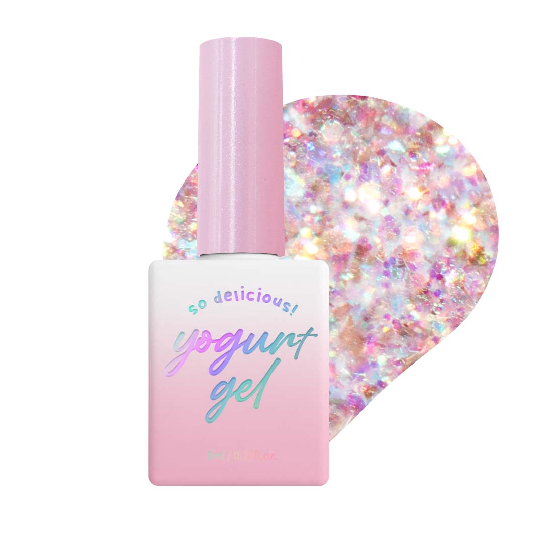 [Yogurt Nail] 'Aloha' Glitter Gel #G12 Beach Ball||Glitter Gel