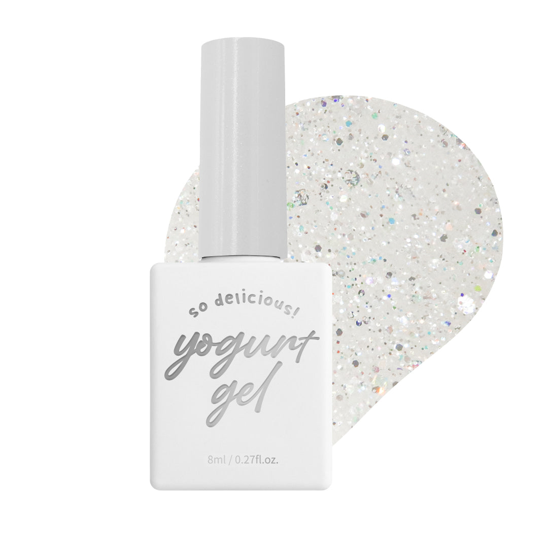 [Yogurt Nail] 'Bridal Shower' Glitter Gel #G39 Crystal|GEL甲油|Glitter Gel