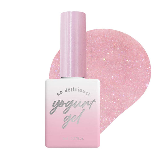 [Yogurt Nail] 'Ballerina' Reflective Glitter Gel #RG06 Pink Muhly||Glitter Gel