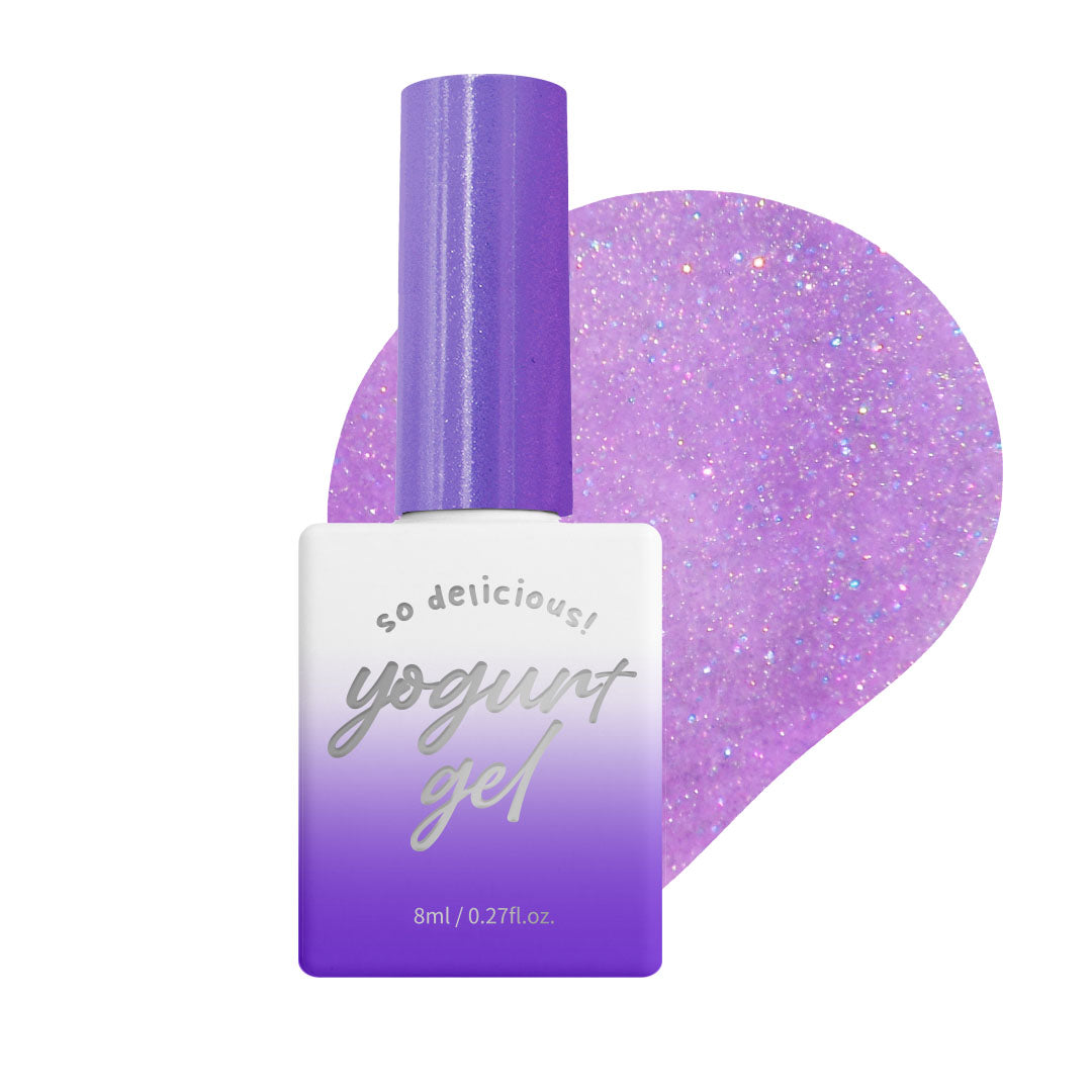 [Yogurt Nail] 'Ballerina 2' Reflective Glitter Gel #RG15 Purple Fairy|GEL甲油|Glitter Gel