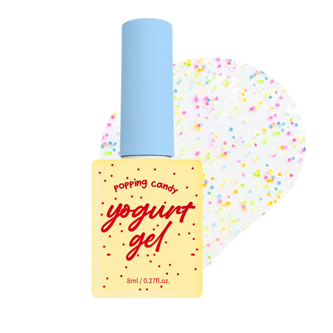 [Yogurt Nail] 'Neon Pudding' Topping Glitter Gel #TG01 Popping Candy|GEL甲油|Glitter Gel