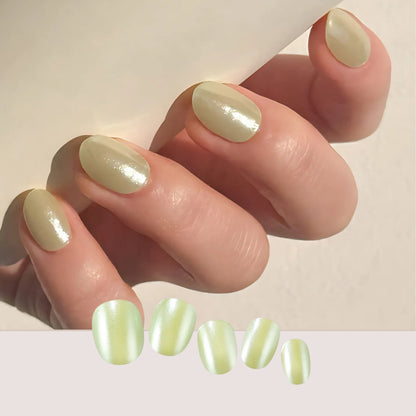 Gelato Factory-KR| Glowy Fair｜人魚綠指甲貼設計 | 幻彩夢幻美甲 |指甲貼|Solar Gel