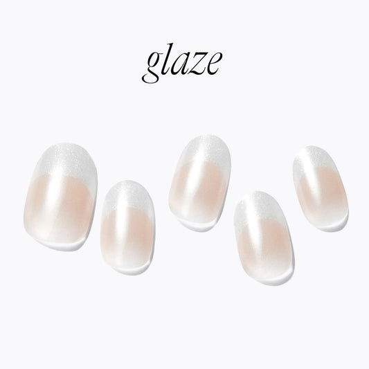 Dashing Diva Glossy French | 指甲貼| Semi Cured Gel