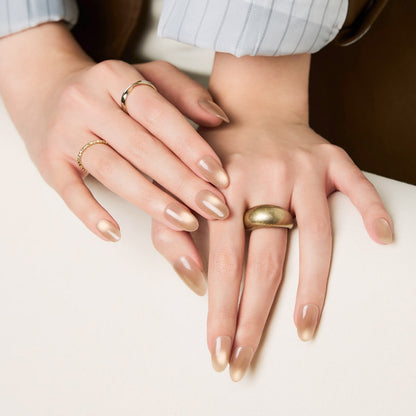 Autumn Cat-eye press on Nails