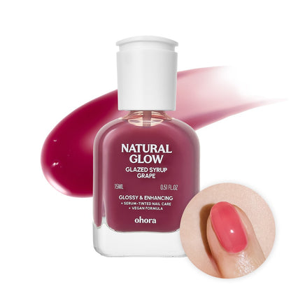 Ohora Natural Glow Glazed Syrup Nail Strengthener worldwide shipping