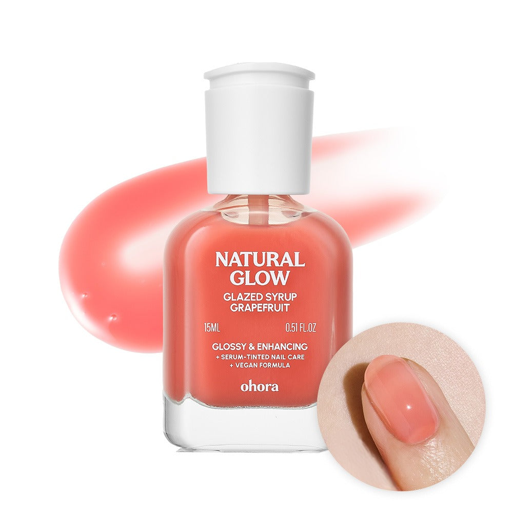 Ohora Natural Glow Glazed Syrup Nail Strengthener worldwide shipping