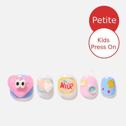 Kids press on nails