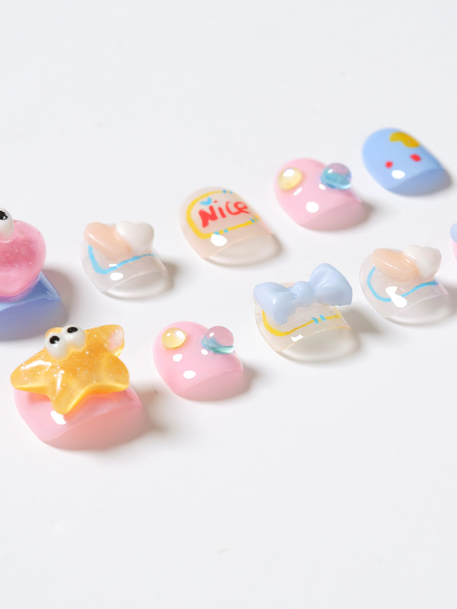 Kids press on nails