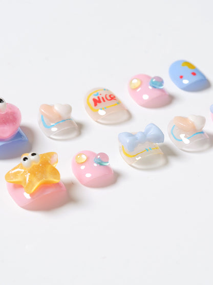 Kids press on nails
