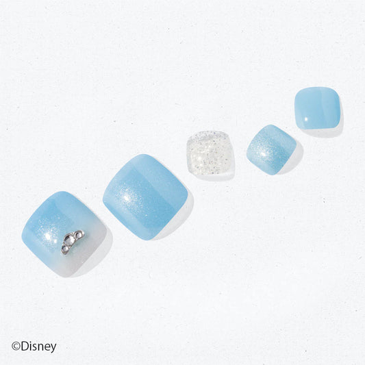 Ohora Japan Disney|P Cinderella's Wish | 灰姑娘腳甲貼｜玻璃鞋|腳甲貼|Semi Cured Gel