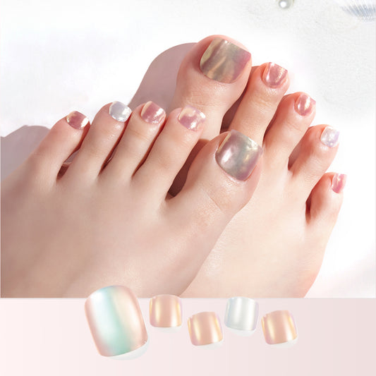 Edgeu Ice Aurora Mirror  | 腳甲貼| Hard Gel