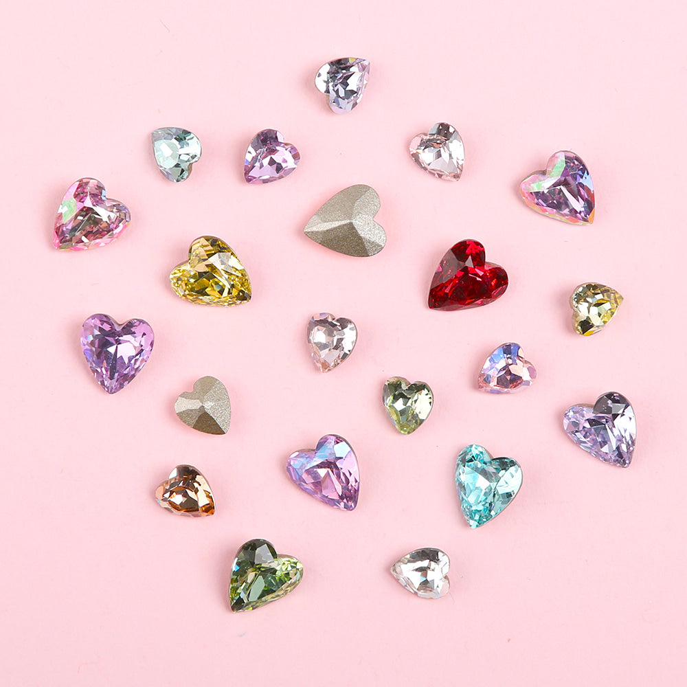 heart nail stone worldwide shipping