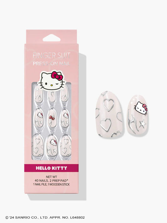 Sanrio穿戴甲｜Hello Kitty 美甲｜Hello Kitty 穿戴甲
