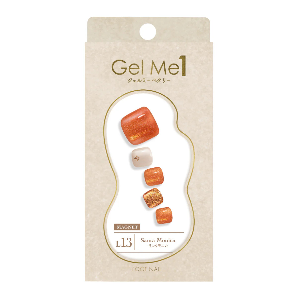 Gel Me1 Japan|L13 Santa Monica|腳甲貼|Semi Cured Gel